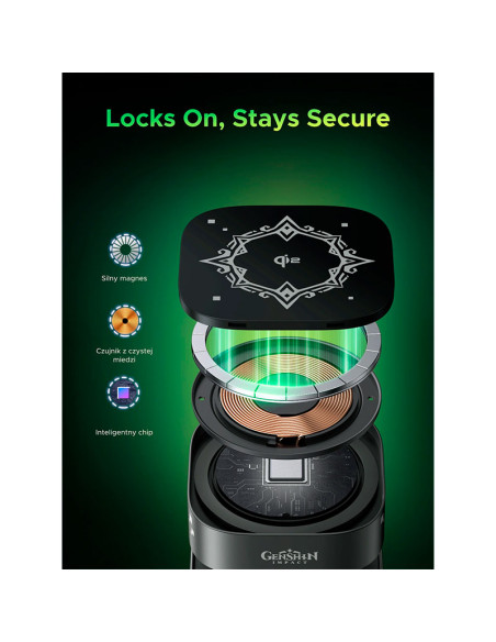 CARGADOR UGREEN 2 EN 1 EDICION GENSHIN IMPACT W702 MAGNETICO WIRELESS 15W (35316GI)