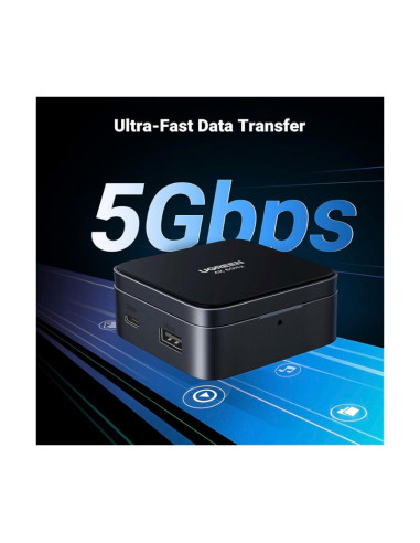 HUB USB-C UGREEN CM801 4 EN 1 (35590) 1X HDMI-...