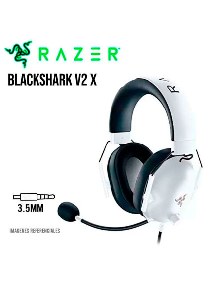 AUDIFONO GAMER RAZER BLACKSHARK V2 X WHITE ( RZ04-03240700-R3U1 ) 7.1 | MULTI-PLATAFORMA