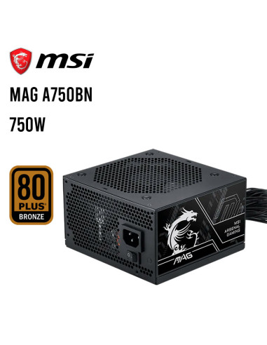 FUENTE DE PODER MSI 750W ( MAG A750BN PCIE5 III...