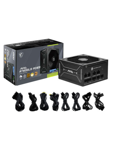 FUENTE DE PODER MSI 750W ( MAG-A750GLS PCIE5 )...