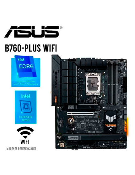 MAINBOARD ASUS B760-PLUS WIFI TUF GAMING DDR5 ( 90MB1ER0-M0AAY0 ) LGA 1700