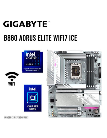 MAINBOARD GIGABYTE B860 AORUS ELITE WIFI7 ICE DDR5 LGA 1851