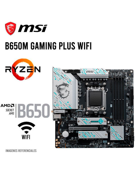 MAINBOARD MSI B650M GAMING PLUS WIFI ( 911-7E24-008 ) AM5