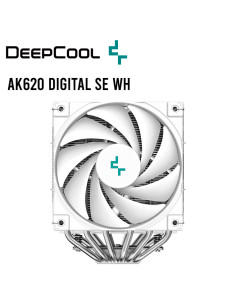 COOLER PARA PROCESADOR DEEPCOOL AK620 DIGITAL SE WH