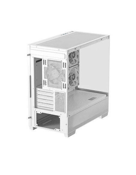 CASE DEEPCOOL CG380 3F WH (R-CG380-WHAGM3-G) USB 3.0| S/FUENTE| VIDRIO TEMPLADO| 3 LED-RGB