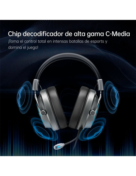 AUDIFONO GAMER MACHENIKE GX11 PRO (GX11PRO) USB 2.0