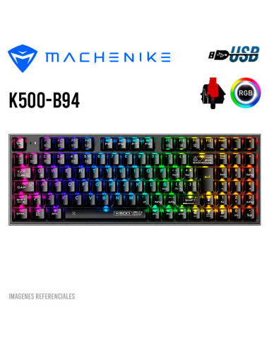 TECLADO GAMER MACHENIKE K500 BLACK (K500-B94)...