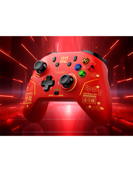 GAMEPAD MACHENIKE G6 V2 TRI-MODE CONTROLLER| WIRELESS| PREMIUM EDITION RED