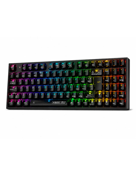 TECLADO GAMER MACHENIKE K500 BLACK (K500-B94) SWITCH MECANICO| WIRED| RGB