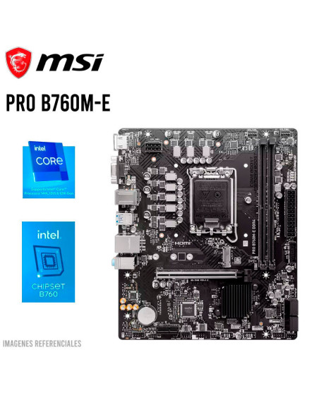 MAINBOARD MSI PRO B760M-E DDR4  (911-7D48-049) LGA 1700