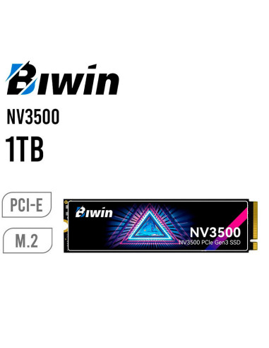 内蔵型SSD Biwin NV3500 1TB PCIe Gen3 SSD Biwin NV3500 1TB SSD NVMe M.2 高速読み込み3500MB/s 5年保証
