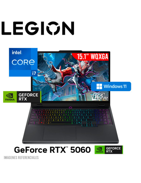 LAPTOP GAMER LENOVO LEGION 5 15IRX10 I7-14700HX 16GB 512GB SSD GEFORCE RTX 5060 8GB 15.1 WQXGA OLED 165HZ WINDOWS 11 (83LY000LUS