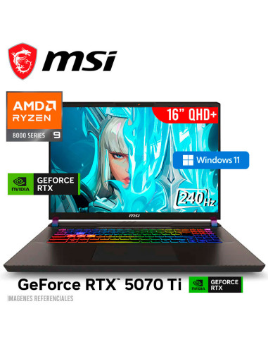 LAPTOP GAMER MSI VECTOR A16 HX A8WHG-004US...