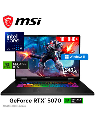 LAPTOP GAMER MSI 18 HX A2XWGKG-008US ULTRA...