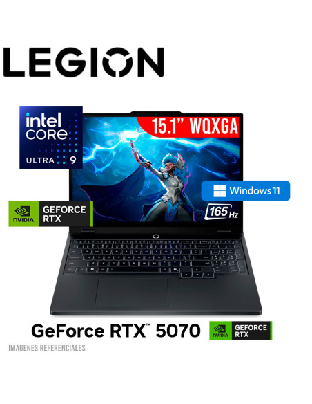 LAPTOP GAMER LENOVO LEGION 5 15IAX10 ULTRA9-275HX 16GB 1TB SSD GEFORCE RTX 5070 8GB 15.1 WQXGA OLED 165HZ WINDOWS 11 (83F0001TUS