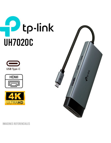 HUB USB-C TP-LINK 7 EN 1 (UH7020C) 1 USB-C - 1...