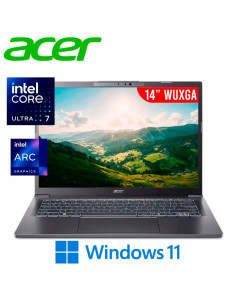 LAPTOP ACER A14-52M-74MZ ULTRA 7-256V 16GB 512GB SSD 14...