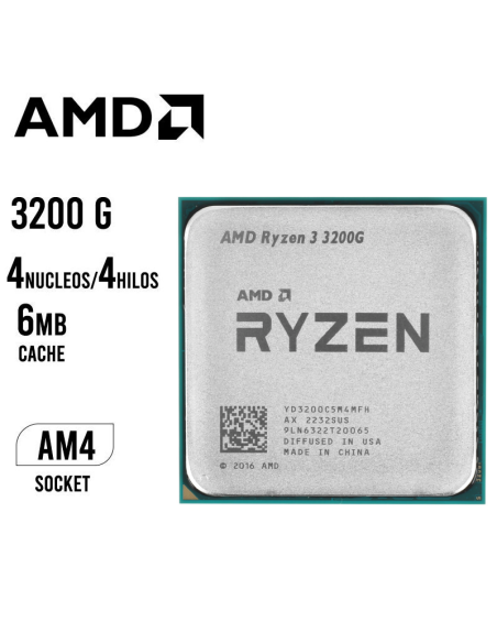 COMPUTADORA STUDENT RYZEN 3-3200G OEM 16GB 512GB SSD + 22 FHD 120HZ + KIT MK120