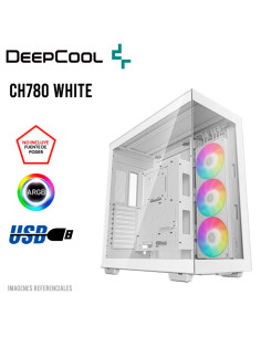 CASE DEEP COOL CH780 WHITE (R-CH780-BKADE41-G-1) SIN...