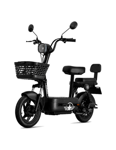 MOTO ELECTRICA MOTIONX CITY D01 500W | 50 AUTONOMIA (ECO)| NEGRO