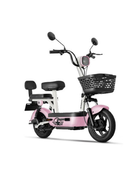 MOTO ELECTRICA MOTIONX CITY D01 500W | 50 AUTONOMIA (ECO)| ROSA PASTEL