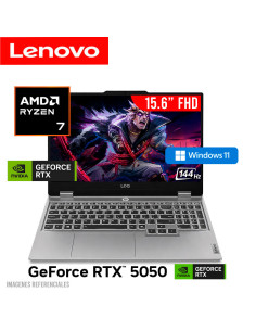 LAPTOP GAMER LENOVO LOQ 15AHP10 RYZEN 7-250 16GB DDR5 1TB...