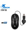 MOUSE MINI RETRACTIL OPTICO XTM-150