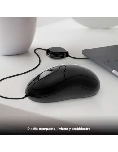 MOUSE XTECH MINI RETRACTIL OPTICO USB (XTM-150)