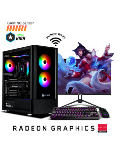 PC GAMER AHRI RYZEN 5-8500G 16GB 512GB SSD + 23.8 FHD +...
