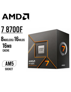 PROCESADOR AMD RYZEN 7 8700F 4.1GHZ( 100-100001590BOX )...