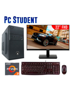 COMPUTADORA STUDENT RYZEN 3-3200G 16GB 512GB SSD + 22 FHD...