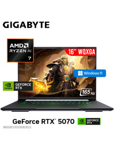 LAPTOP GAMER GIGABYTE AERO X16 1WH 93USC94DH RYZEN AI 7...