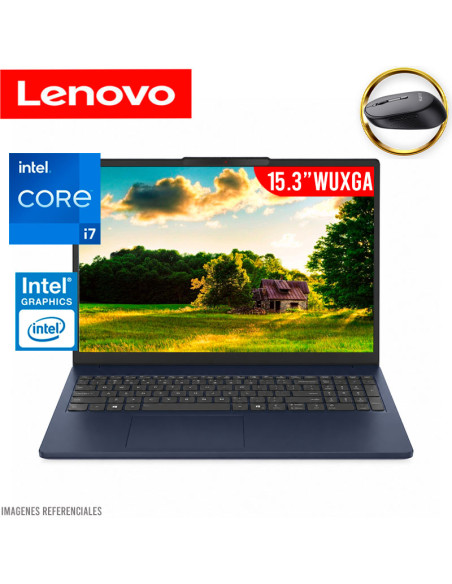 LAPTOP LENOVO IDEAPAD SLIM 3 15IRH10 I7-13620H 16GB DDR5 1TB SSD 15.3 WUXGA FREEDOS (83K1016ELM)