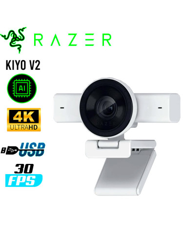 CAMARA WEB RAZER KIYO V2 WHITE EDITION...