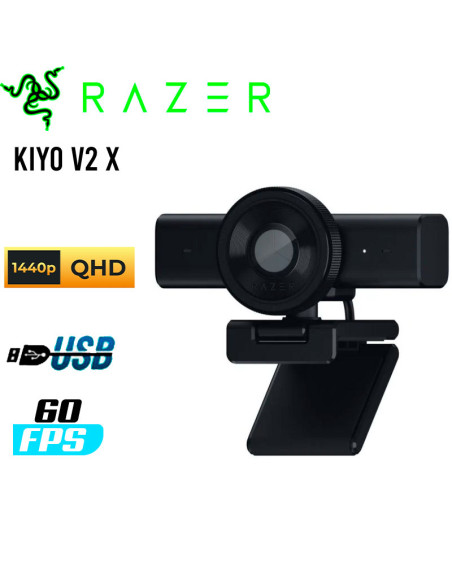 CAMARA WEB RAZER KIYO V2 X (RZ19-05380100-R3U1) 1440P| 60 FPS