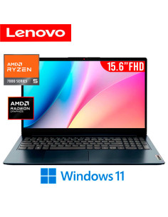 LAPTOP LENOVO IDEAPAD 1 15AMN7 RYZEN 5-7520U 8GB 256GB...