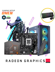 SETUP GAMER OMEN RYZEN 5 8500G 16GB 512GB + KIT RAPTOR