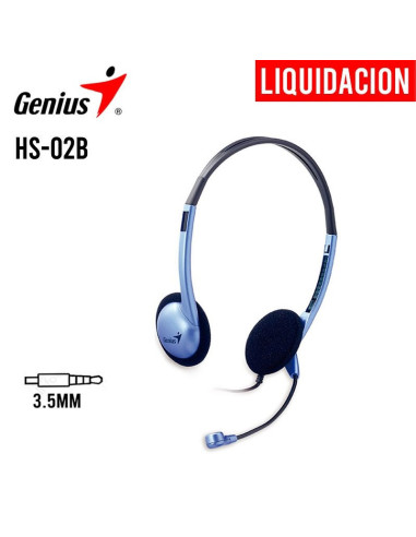 AUDIFONO GENIUS (HS-02B) INTERNET CHAT | BLUE