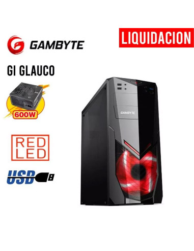 CASE GAMBYTE GLAUCO GI GLAUCO 600W NEGRO 1...