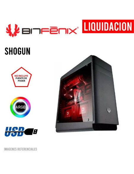 CASE BITFENIX SHOGUN BLACK SUPER MID TOWER BFC-SOG-600-KKWSK-RP