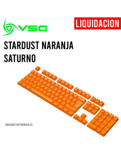 SET DE 105 TECLAS VSG DOBLE INYECCION STARDUST NARANJA...