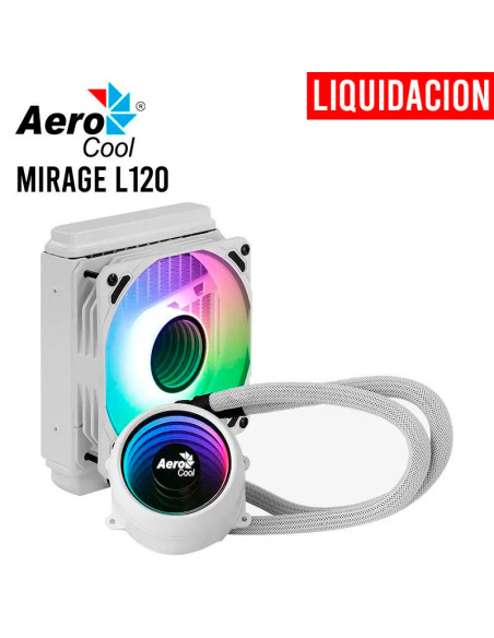 SISTEMA DE ENFRIAMIENTO LIQUIDO AEROCOOL MIRAGE L120 | RGB | WHITE