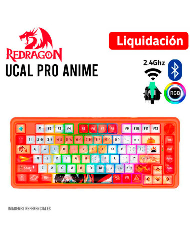 TECLADO GAMER REDRAGON UCAL PRO ANIME (...