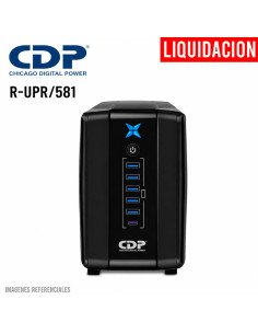 UPS CDP 750VA/350W ( R-UPR758I ) 8 TOMAS | 5 PUERTO USB-A...