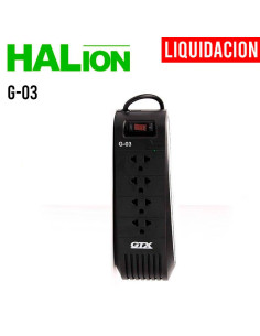 ESTABILIZADOR HALION GTX MOD G-03 4 TOMAS 1000VA AVR