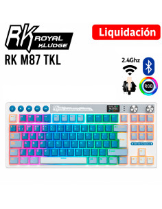 TECLADO GAMER ROYAL KLUDGE ( RK M87 TKL ) OCEAN BLUE |...