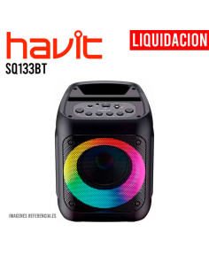 PARLANTE HAVIT ( SQ133BT ) BLUETOOTH | LED-RGB | USB-C