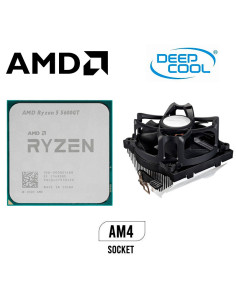 COMBO PROCESADOR AMD RYZEN 5-5600GT OEM + COOLER PARA...