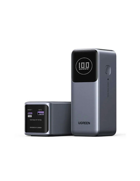 POWER BANK UGREEN 12000MAH ( PB724 ) 100W CARGA RAPIDA | 1 USB-C PD 100W - 1 USB A | (35526B)
